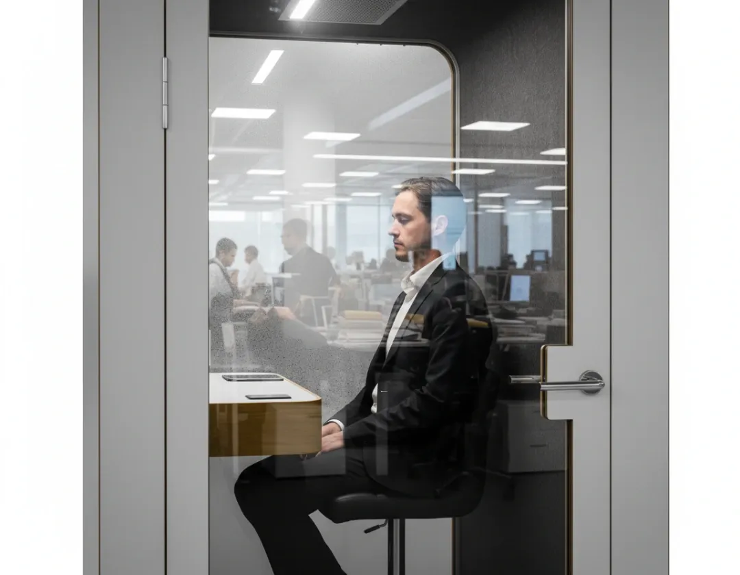 Kantoor pod in een moderne werkomgeving